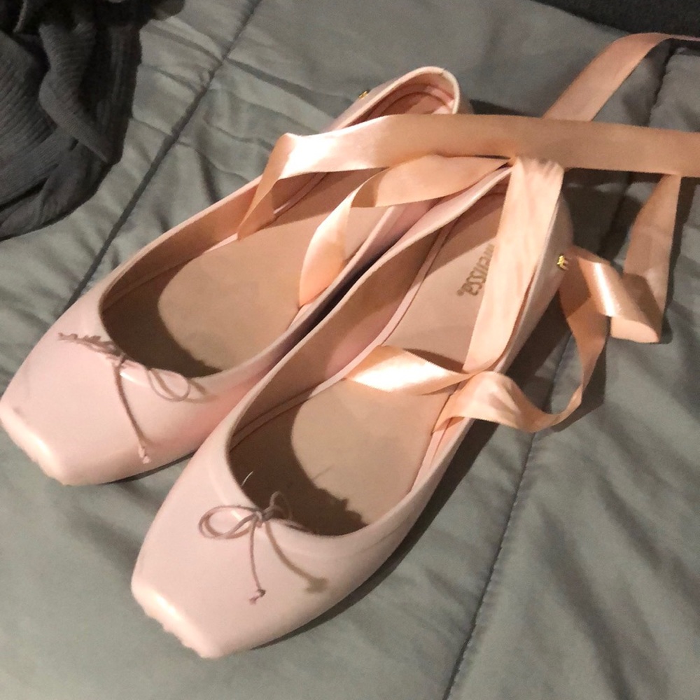 Melissa pink ballerinas 9